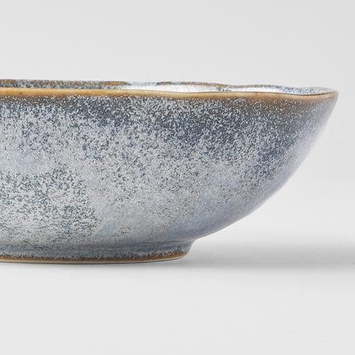 Bowl Oval 16cm Steel Grey Glaze - SuperSaverAU - view 4