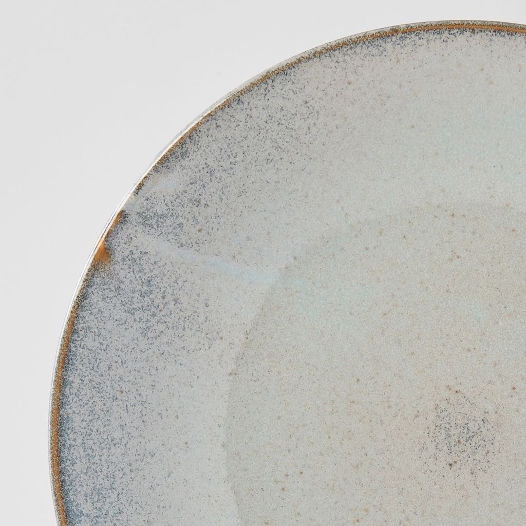 Premium 28cm Steel Grey Glaze Ceramic Dinner Plate Dishwasher Microwave Safe