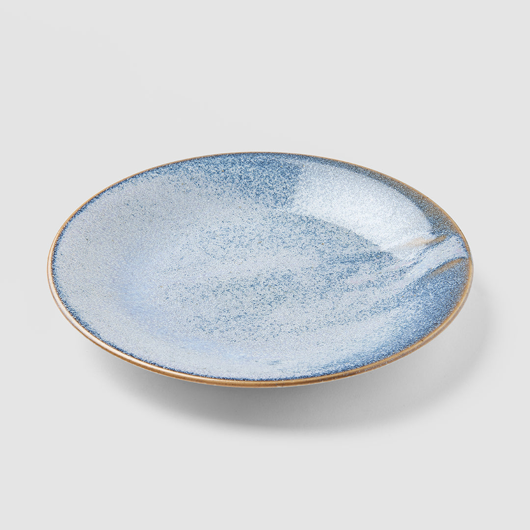 Premium 21cm Steel Grey Glaze Ceramic Side Plate Dishwasher Microwave Safe