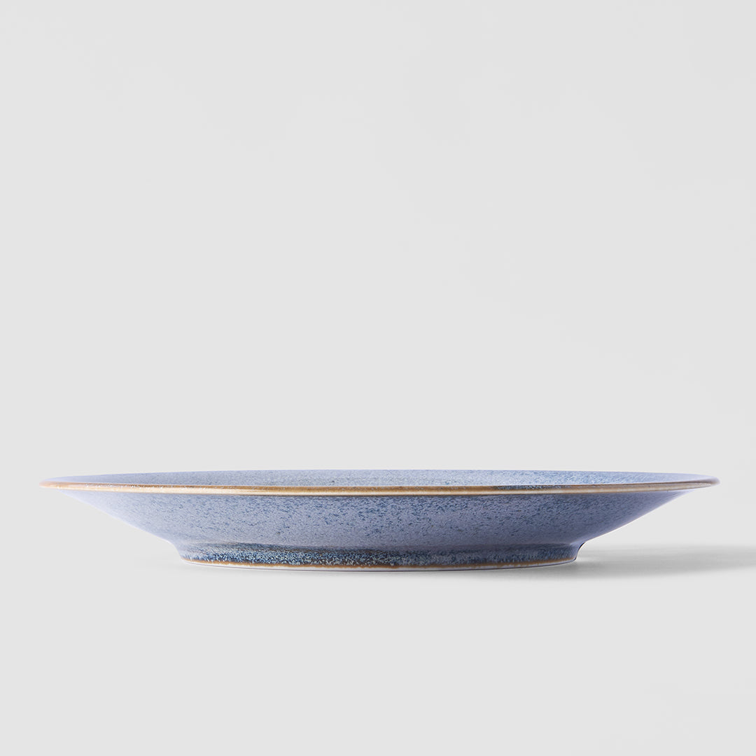 Premium 21cm Steel Grey Glaze Ceramic Side Plate Dishwasher Microwave Safe
