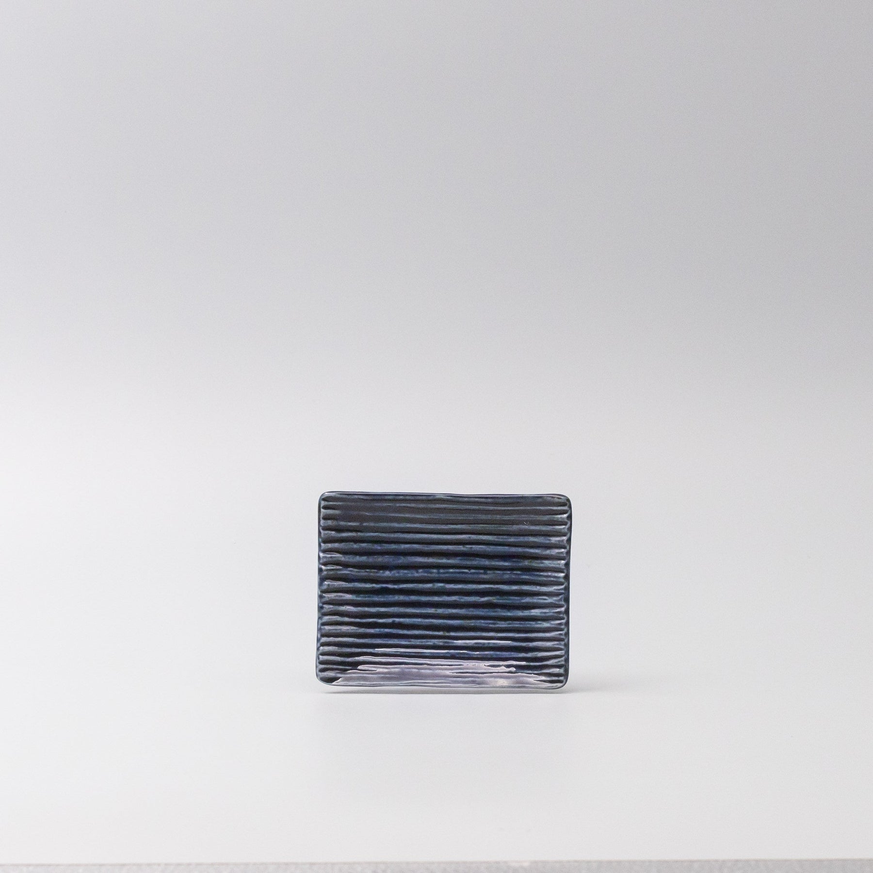 Premium 10cm Mamezara Blue Contour Glaze Ceramic Sauce Dish Dishwasher Microwave Safe