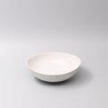 Premium 20cm Parchment White Glaze Oval Ceramic Bowl 600ml