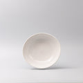 Premium 20cm Parchment White Glaze Oval Ceramic Bowl 600ml