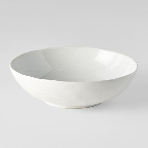 Premium Oval Bowl – White Parchment Glaze 16cm, 300ml