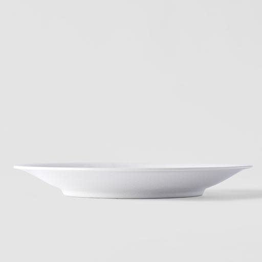 Premium 21cm Parchment White Glaze Ceramic Side Plate Dishwasher Microwave Safe