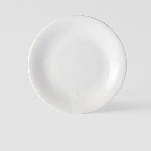 Premium 21cm Parchment White Glaze Ceramic Side Plate Dishwasher Microwave Safe