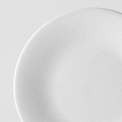 Premium Tapas Plate – White Parchment Glaze 17cm