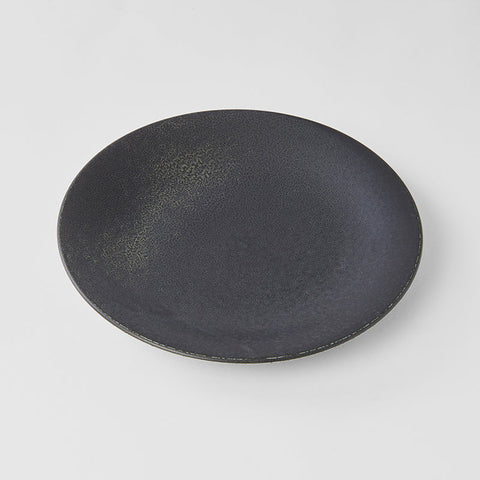 Premium 28.5cm BB Black Glaze Ceramic Dinner Plate Dishwasher Microwave Safe