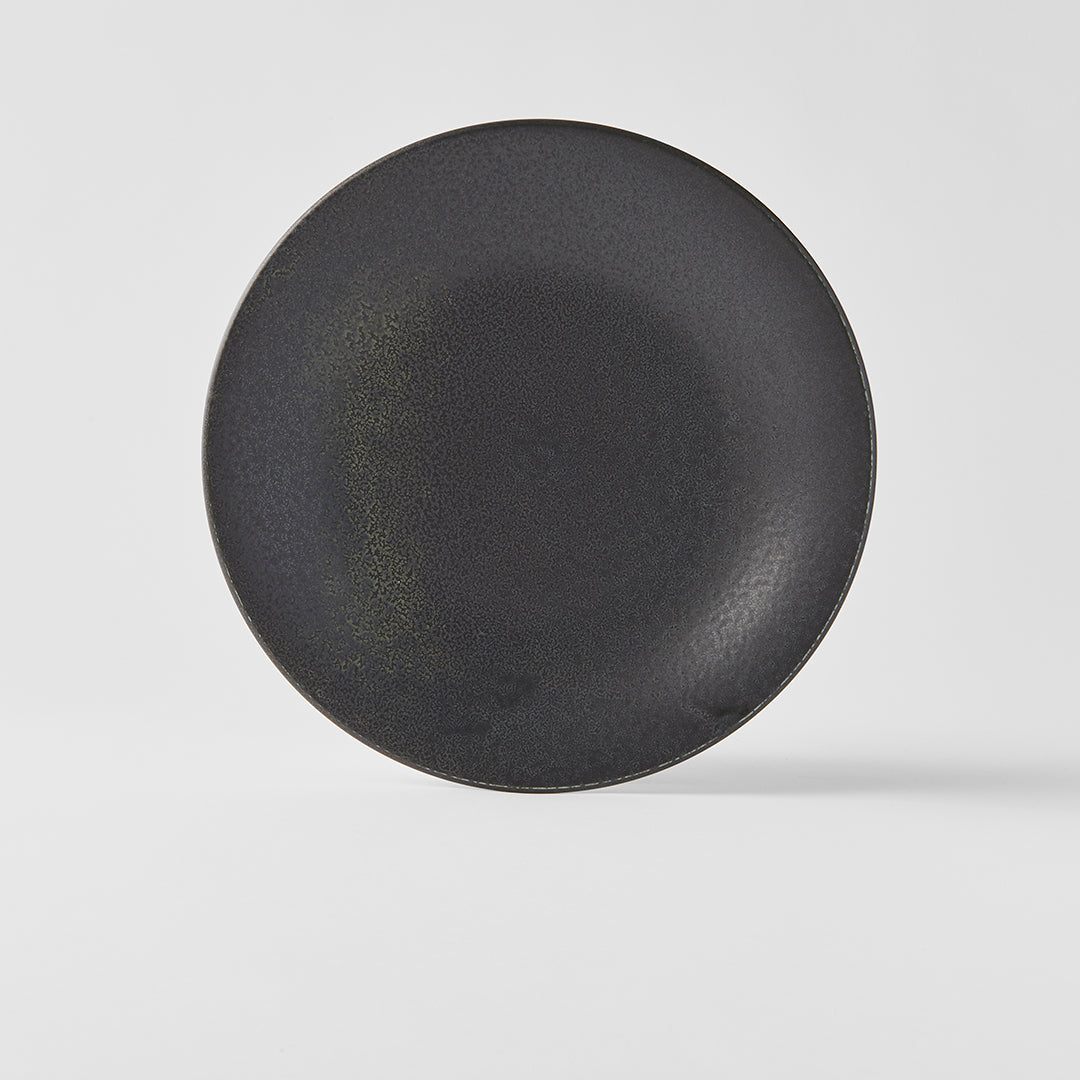 Premium 28.5cm BB Black Glaze Ceramic Dinner Plate Dishwasher Microwave Safe