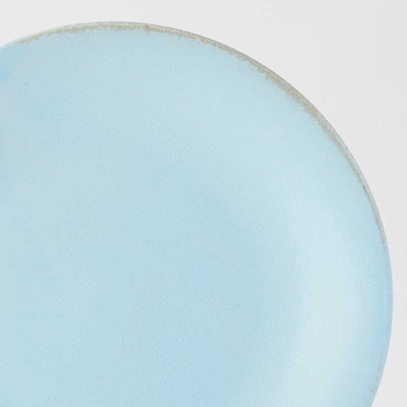 Premium 21cm Soda Blue Glaze Ceramic Side Plate Dishwasher Microwave Safe
