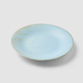 Premium Tapas Plate – Light Blue Soda Blue Glaze 17cm