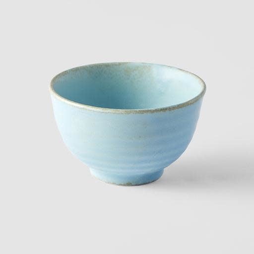 Premium 120ml Soda Blue Glaze Ceramic Tea Cup Dishwasher Microwave Safe