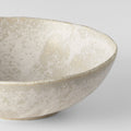 Premium Oval Bowl – Beige White Fade Glaze 16.5 x 15cm, 300ml