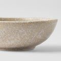 Premium Oval Bowl – Beige White Fade Glaze 14 x 12.5cm, 200ml