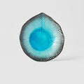 Premium Leaf Shape Plate – Sky Blue Glaze 15.5cm