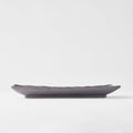 Premium Ceramic Rectangular Plate – Akane Grey 29 x 13cm