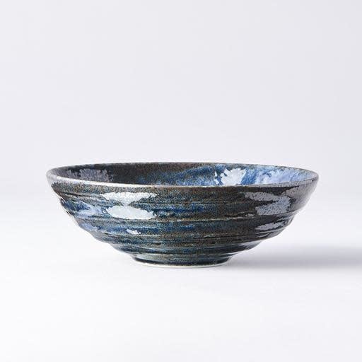 Premium 13.5cm Midnight Blue Glaze Ceramic Tapas Bowl 250ml Dishwasher Microwave Safe