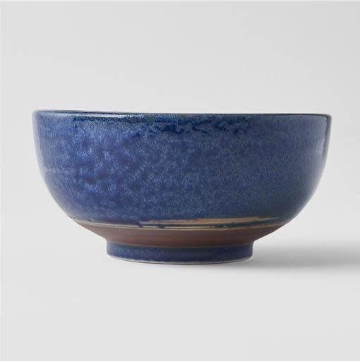 Premium 15cm Azure Glaze Ceramic Bowl 550ml Dishwasher Microwave Safe
