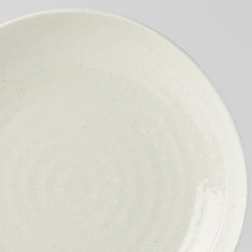 Dinner Plate Organic Shape 23cm Kanso Soft White Glaze - SuperSaverAU - view 1