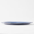 Premium Organic Flat Plate – Sapphire Blue Glaze 25.5cm