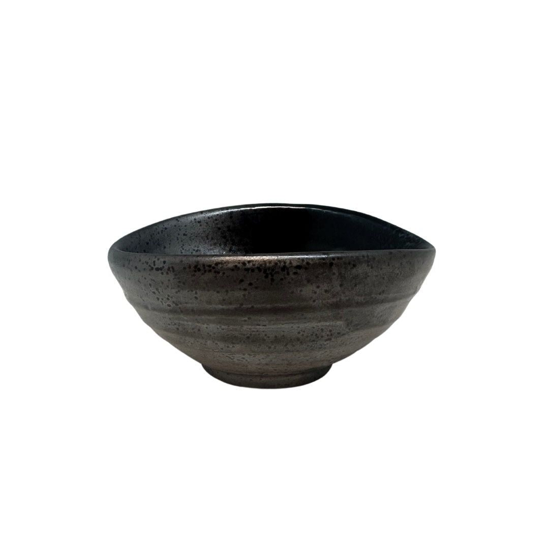Bowl Small 10cm Metallic Black Glaze - SuperSaverAU - view 3