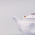 Premium 300ml Speckled White Glaze Ceramic Teapot Japanese Tea Pot