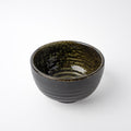 Premium Ceramic Udon Bowl – Olive Green Black Moss Glaze 16cm