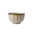 Cream Bisque Glaze 16cm Ceramic Udon Bowl 850ml Dishwasher Microwave Safe
