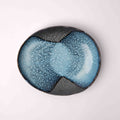 Premium 25cm Storm Glaze Organic Ceramic Plate Japanese Tableware