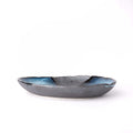 Premium 25cm Storm Glaze Organic Ceramic Plate Japanese Tableware