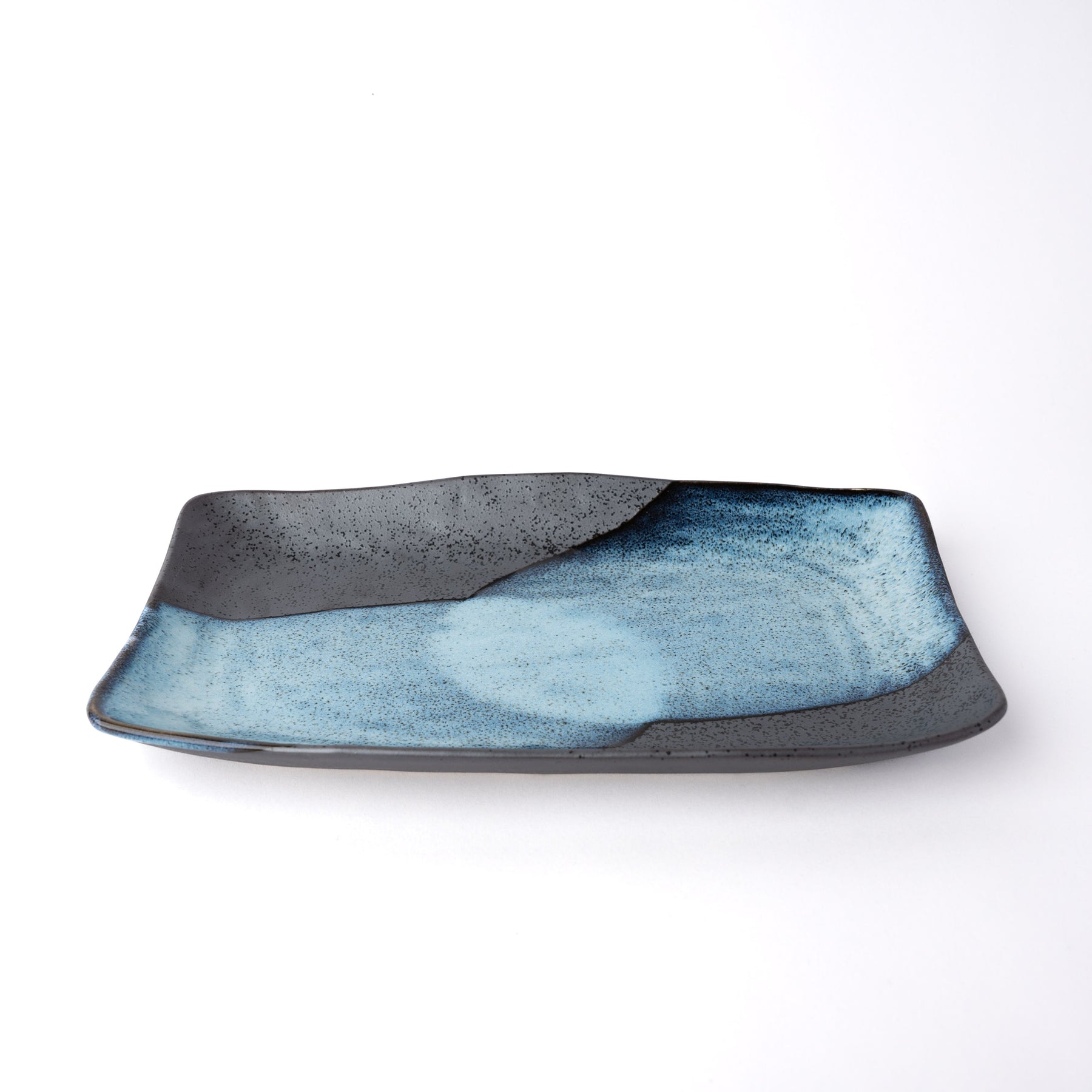 Premium 30cm Storm Glaze Ceramic Platter Dishwasher Microwave Safe