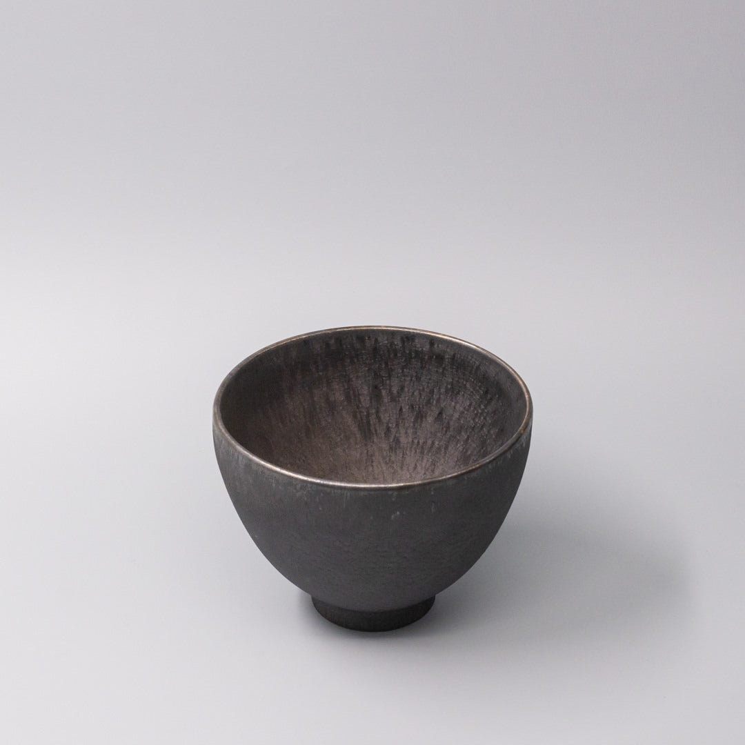 Premium Deep Bowl – Light Brown Modern Metallic Design 19cm