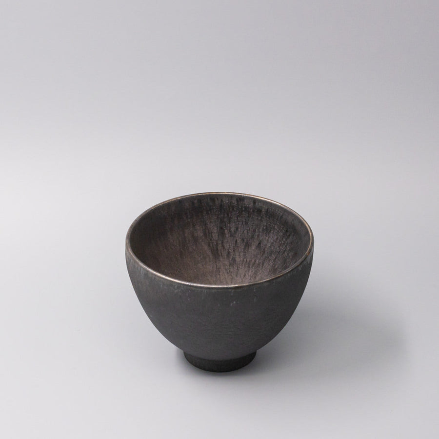 Premium Deep Bowl – Light Brown Modern Metallic Design 19cm
