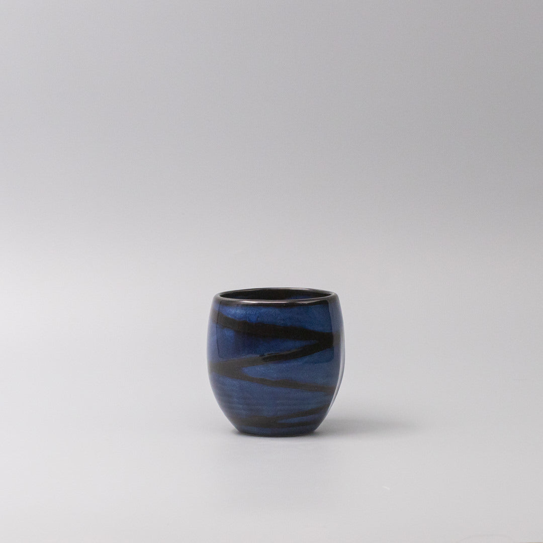 Premium 270ml Blue Mountain Glaze Sushi Mug Ceramic Cup Dishwasher Microwave Safe