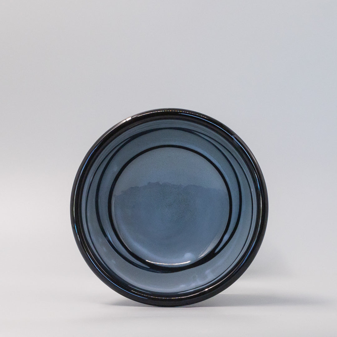 Premium Udon Bowl – Light Grey Mountain Glaze 18cm