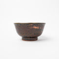 Premium Bowl – Light Brown Moss Swirl Glaze 17cm