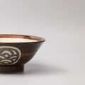 Premium 22cm Toffee Mon Glaze Udon Bowl 1000ml Dishwasher Microwave Safe