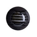 Premium Ceramic Fluted Udon Bowl – Gloss Black Stripes on Gunmetal Glaze 17cm