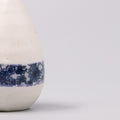White Yuzen Pinecone Vase 10cm Decorative Mini Floral Display