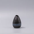 Black Wave Pinecone Vase 10cm Decorative Mini Floral Display