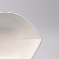 Premium Large Bowl – White Snow Leaf Glaze 24cm
