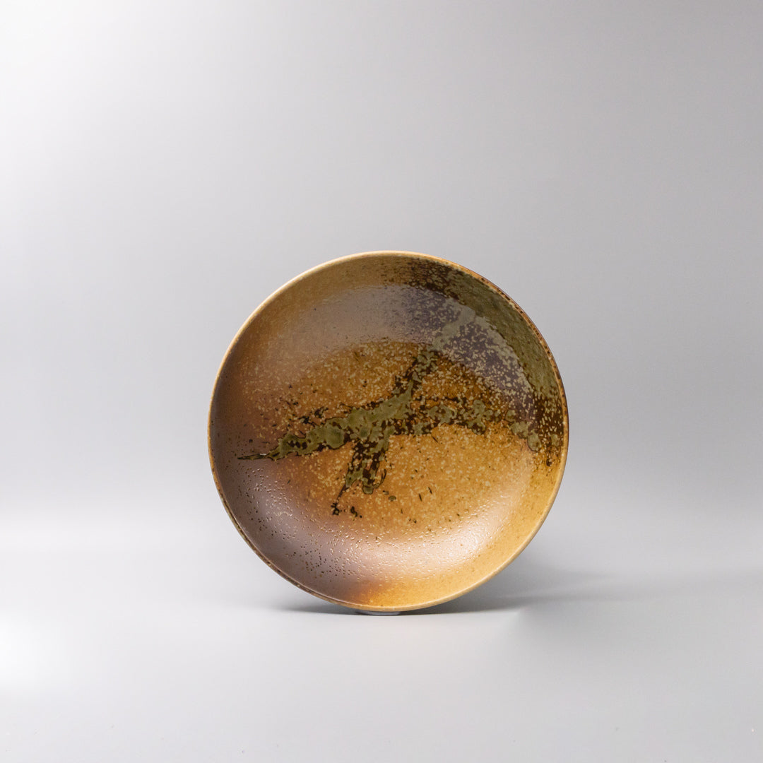 Premium Serving Bowl – Brown Wabi Sabi Glaze 29cm