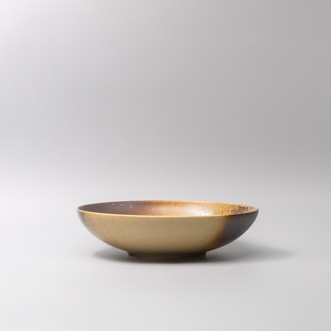 Premium Serving Bowl – Brown Wabi Sabi Glaze 29cm