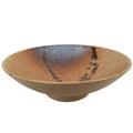 Premium Ceramic Ramen Bowl – Brown Wabi Sabi Glaze 24.5cm