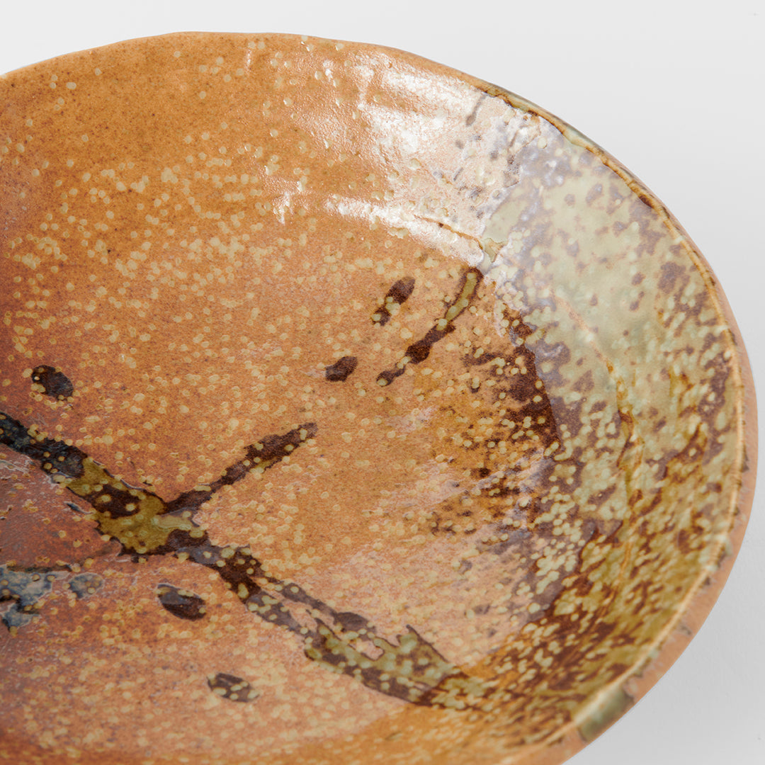 Premium 24cm Wabi Sabi Glaze Ceramic Pasta Bowl 700ml Dishwasher Microwave Safe