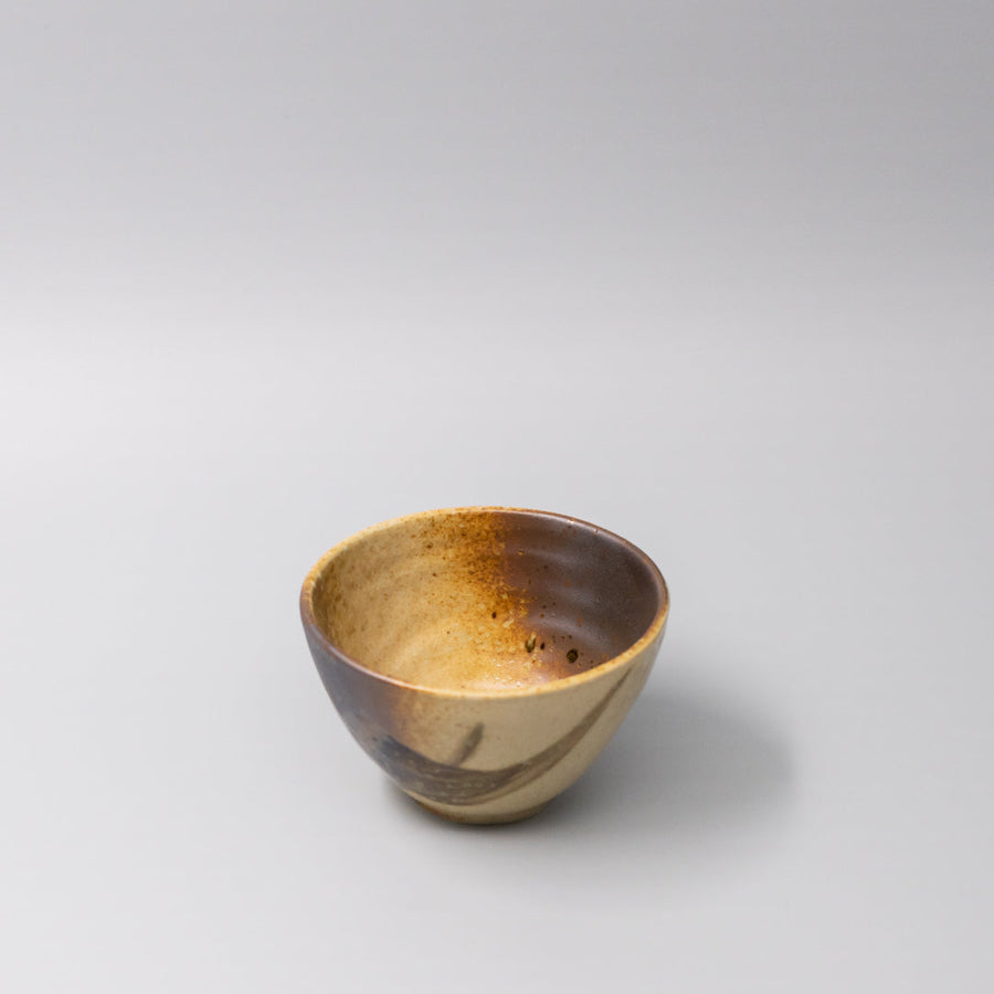 Premium Deep Wabi Sabi Glaze Bowl – Brown 13cm