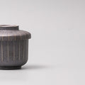 170ml Matt Black Stripe Glaze Chawanmushi Cup Japanese Steamed Egg Bowl