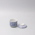Premium 170ml Blue Paisley Glaze Chawanmushi Cup Japanese Ceramic Bowl