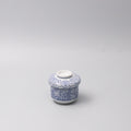 Premium 170ml Blue Paisley Glaze Chawanmushi Cup Japanese Ceramic Bowl