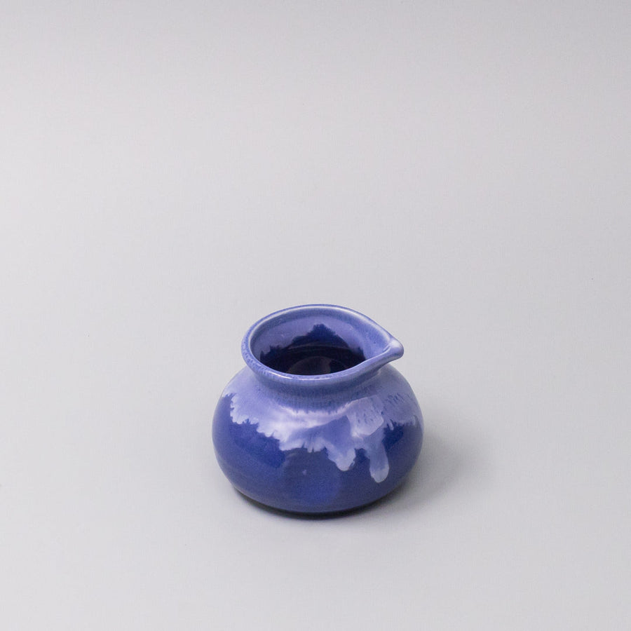 Premium Cornflower Blue & White Drip Pourer – 120ml Sauce Server